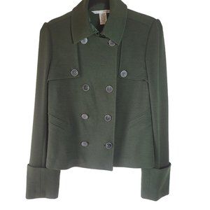 DIANE VON FURSTENBURG BLAZER SIZE 12 GREEN